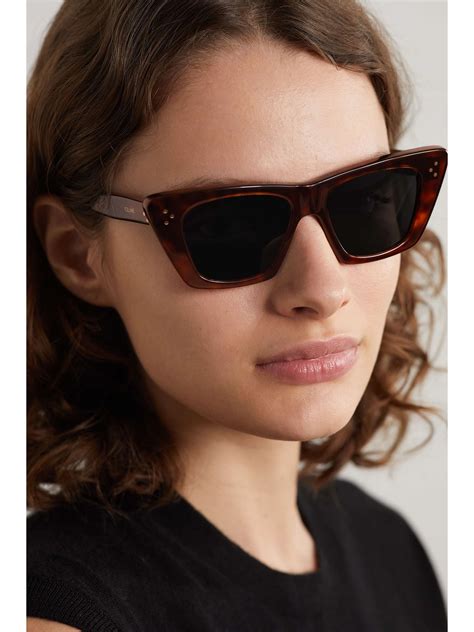 51mm cat eye sunglasses celine|authentic celine sunglasses.